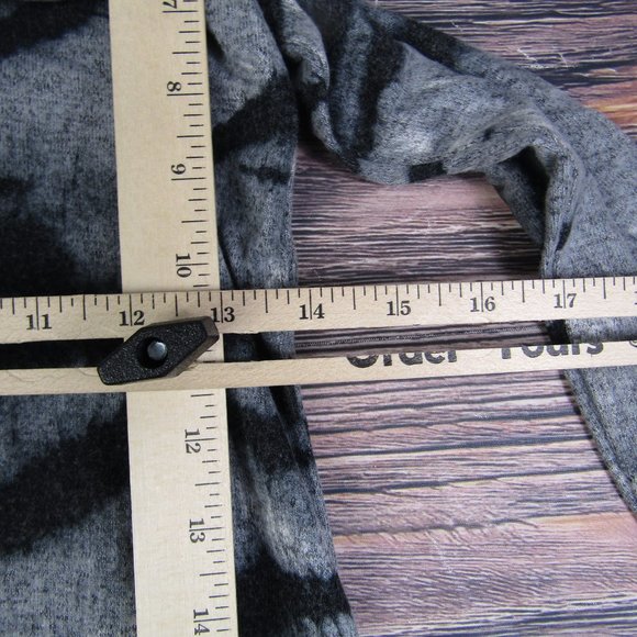 Catherine Malandrino NEW NWT XS Gray Black Dress Cowl Neck Animal Print - Picture 7 of 9